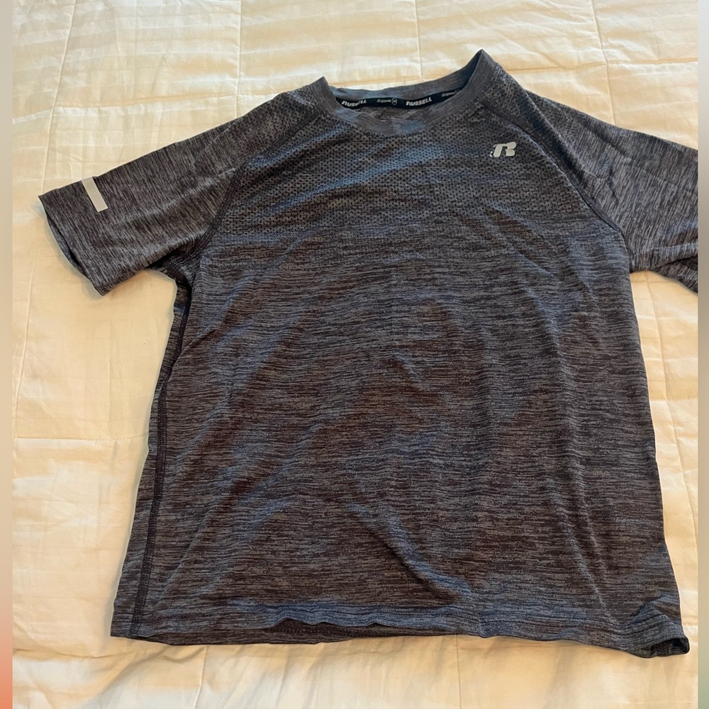 Russell Grey sport shirt L/G10-12 dri-power 360